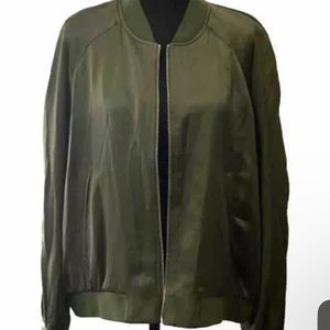 Express / Satin Bomber Jacket